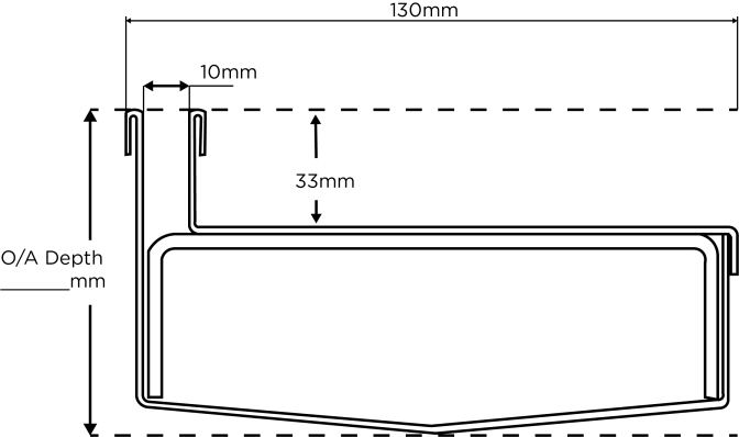 130SDi-Single Slot Drain