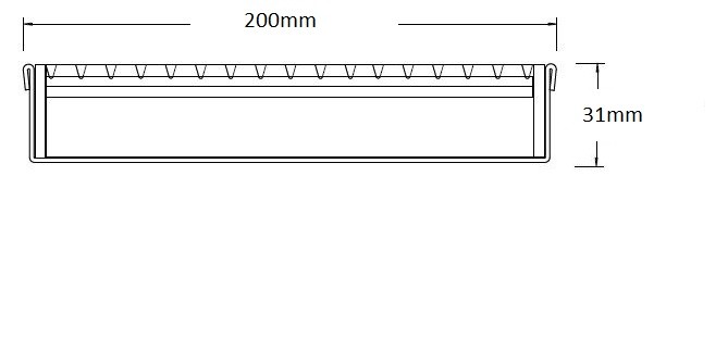 SQ200CRDN100 Square Floor Waste